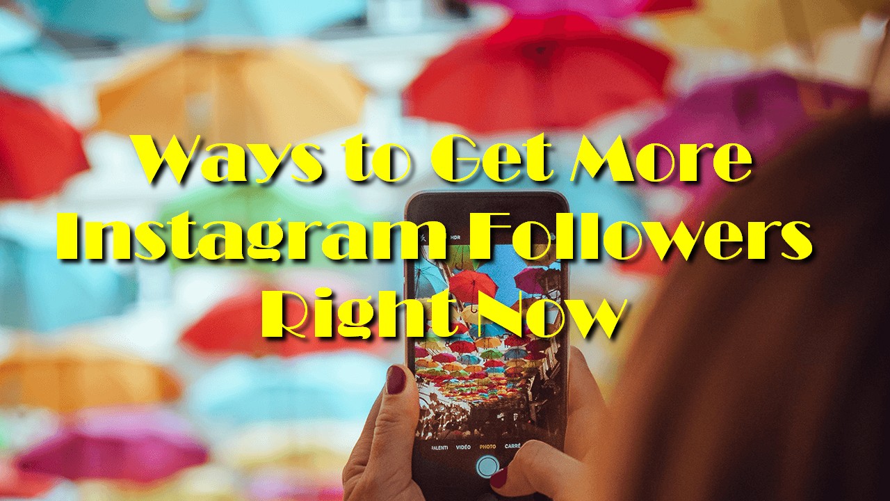 Ways To Get More Instagram Followers Right Now Reflections Gallery 